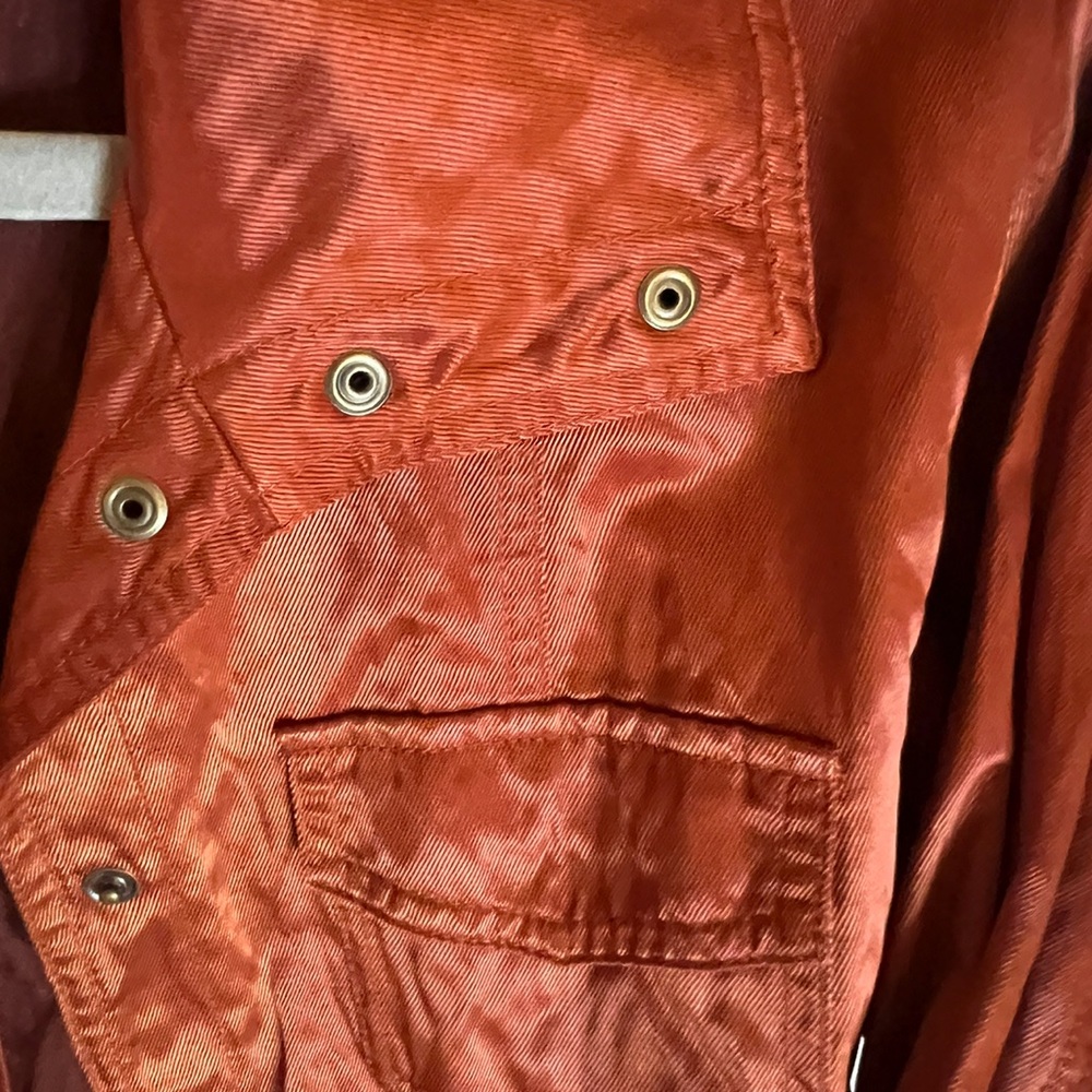 Ruby Rd Rustic Bronze Metallic Jacket Size 10 - image 4